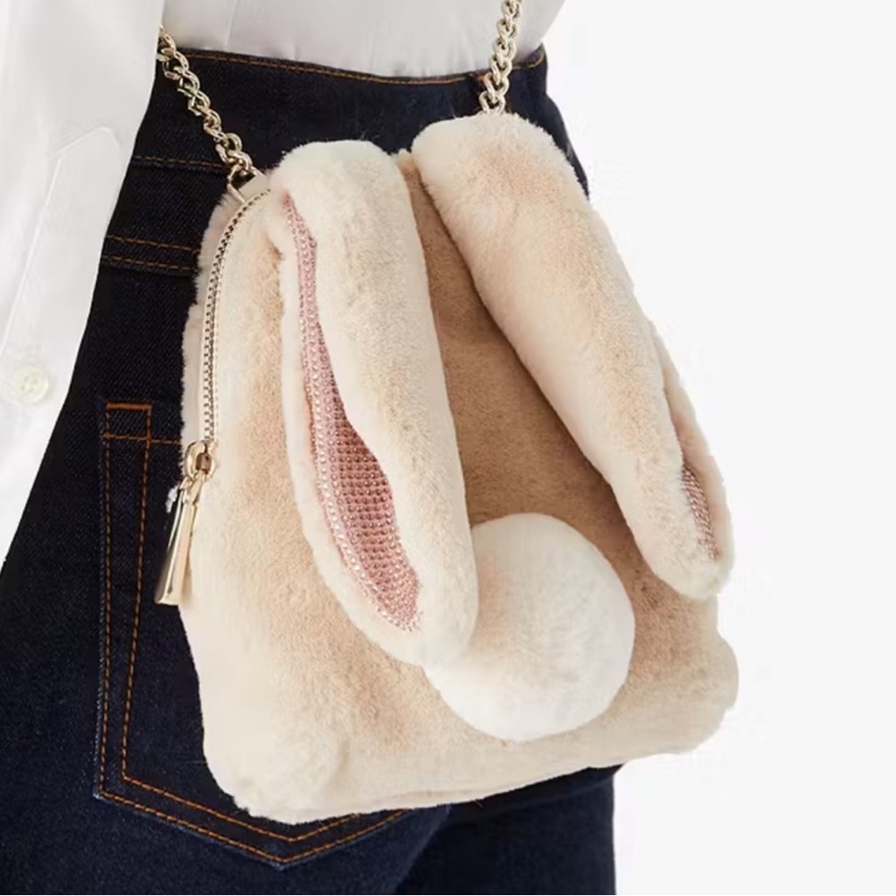 KATE SPADE BUNBUN 3D Bunny Crossbody Bag
Faux Fur New With Tags Collectable